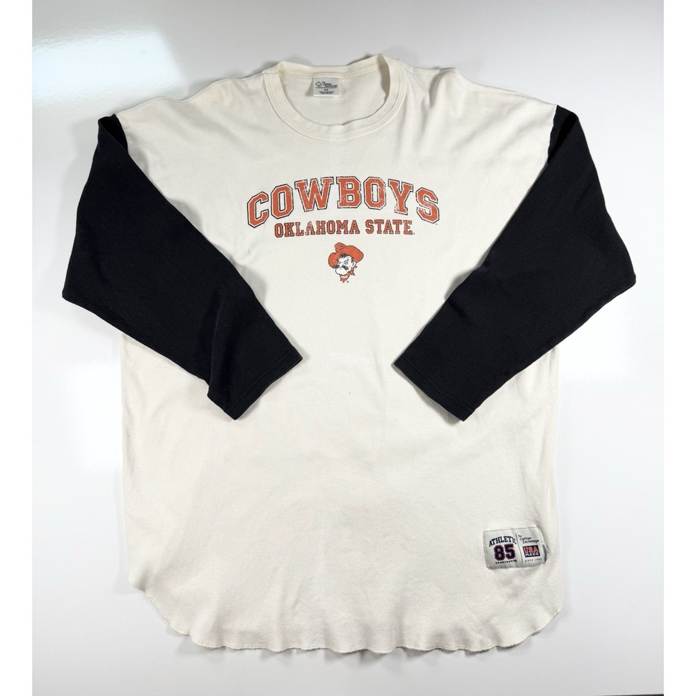 Vintage Oklahoma State University Long Sleeve Shirt Men's 2XL OSU USA Made